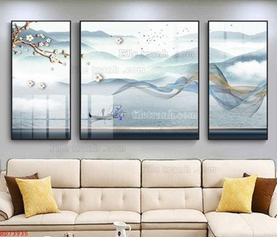 Mua file gốc File bộ tranh treo hiện đại HD73935 (chất lượng) tại Filetranh.com