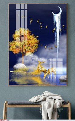 File gốc File bộ tranh treo hiện đại HD73972 (in mica) làm bảng hiệu