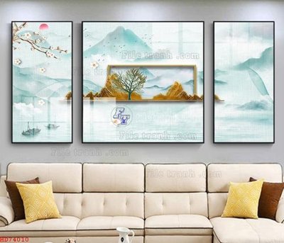 Tải file gốc File bộ tranh treo hiện đại HD74010 (in bạt) quảng cáo
