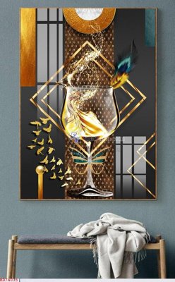 File tranh File bộ tranh treo hiện đại HD74035 (ảnh gốc) in trần xuyên sáng