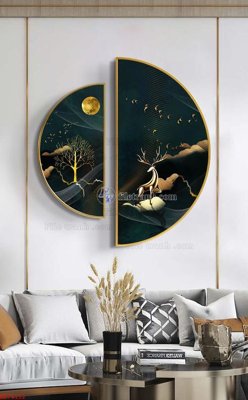 Tải về hình ảnh gốc File bộ tranh treo hiện đại HD74132 sắc nét