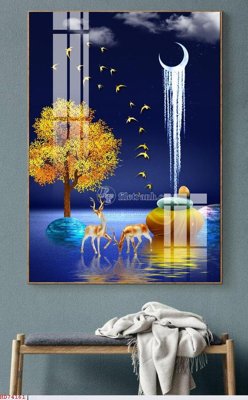 File gốc File bộ tranh treo hiện đại HD74161 (trang trí) cho phòng khách