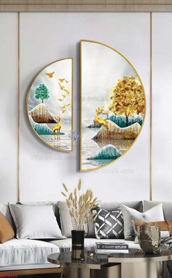 File in trần File bộ tranh treo hiện đại HD74166 (bản gốc) bầu trời