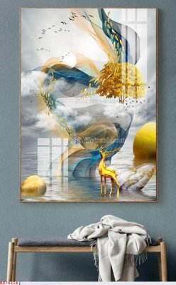 File PSD File bộ tranh treo hiện đại HD74214 (gốc) cho in quảng cáo