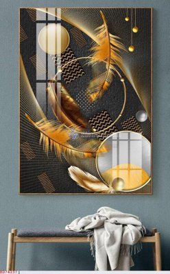 File tranh File bộ tranh treo hiện đại HD74237 (bản gốc) in canvas