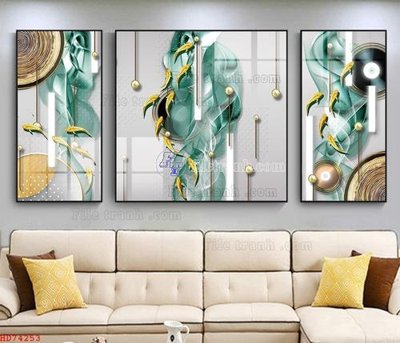 Download file gốc File bộ tranh treo hiện đại HD74253 (dùng cho in ấn)