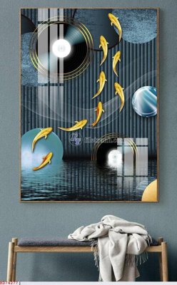 File PSD File bộ tranh treo hiện đại HD74277 (nguyên gốc) chất lượng cao