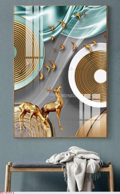 Tải file gốc File bộ tranh treo hiện đại HD74280 dùng cho in ấn