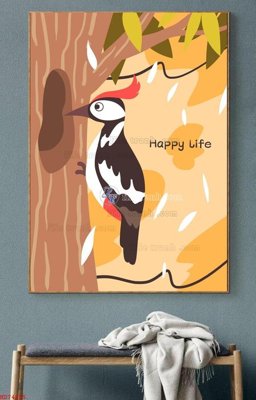 File tranh quảng cáo File bộ tranh treo hiện đại HD74295 (file gốc) chuyên nghiệp