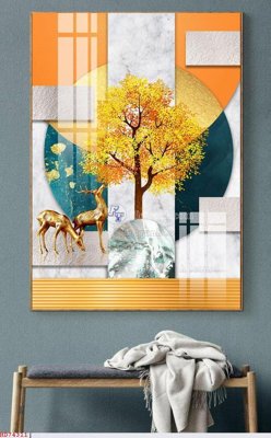 File tranh gốc File bộ tranh treo hiện đại HD74311 (bản quyền) Filetranh.com