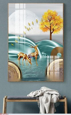 File gốc File bộ tranh treo hiện đại HD74314 (PNG) không nền chất lượng