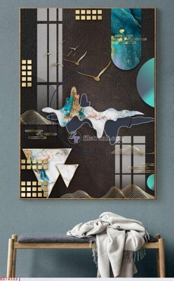 File ảnh gốc File bộ tranh treo hiện đại HD74322 (chuyên in mica)