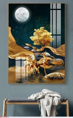 File tranh gốc File bộ tranh treo hiện đại HD74335 chủ đề hiện đại