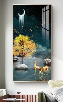 Download file File bộ tranh treo hiện đại HD74392 (gốc) cho xưởng in