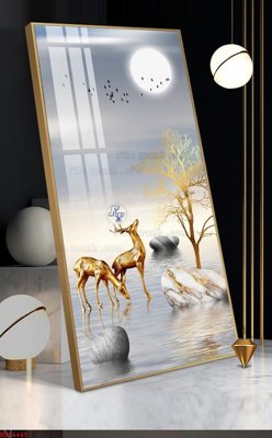 File gốc File bộ tranh treo hiện đại HD74445 (cho in ấn) độc quyền