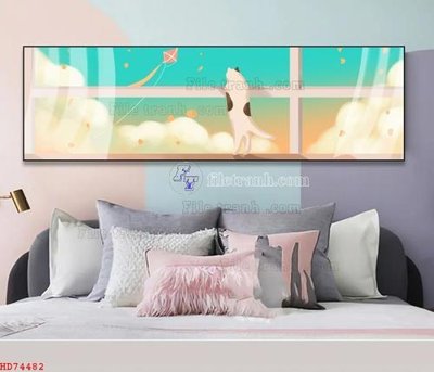 File tranh File bộ tranh treo hiện đại HD74482 (bản gốc) treo quán cafe