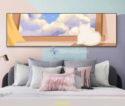 File tranh gốc File tranh hiện đại treo tường HD79075 (bản quyền) Filetranh.com