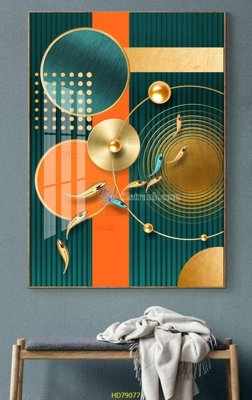 Tải file File tranh hiện đại treo tường HD79077 (gốc) chủ đề tâm linh