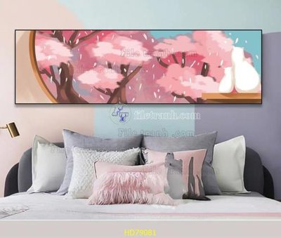 File tranh File tranh hiện đại treo tường HD79081 (gốc) chủ đề thành phố