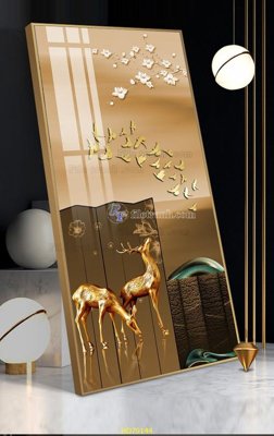 File in trần File tranh hiện đại treo tường HD79144 (file gốc) hoa văn 3D