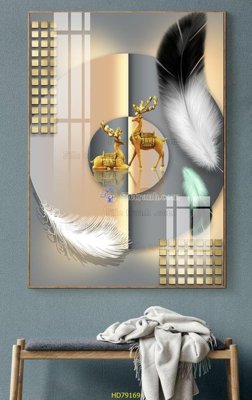 Download file gốc File tranh hiện đại treo tường HD79169 (in lụa) cao cấp