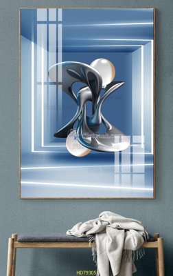 File gốc File tranh hiện đại treo tường HD79305 (chuẩn màu) cho in offset