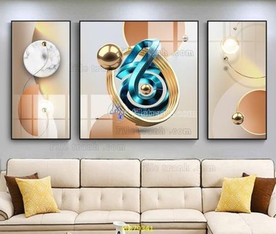 File ảnh File tranh hiện đại treo tường HD79341 (gốc) in poster