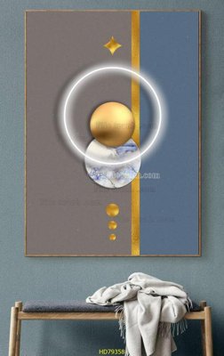 File gốc File tranh hiện đại treo tường HD79358 (in lụa) trang trí tường