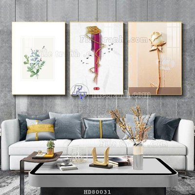 File tranh File tranh hiện đại pha lê gương HD80031 (bản gốc) treo tường