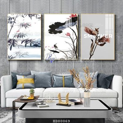 File tranh gốc PSD File tranh hiện đại pha lê gương HD80069 còn nguyên layer