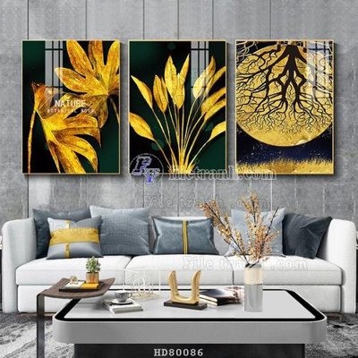 File in trần File tranh hiện đại pha lê gương HD80086 (bản gốc) trời sao