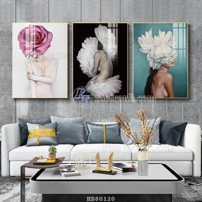 File tranh PSD File tranh hiện đại pha lê gương HD80120 chất lượng cao