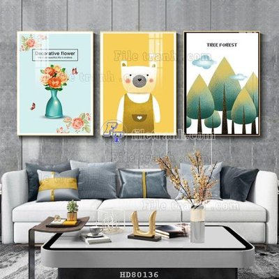 File gốc File tranh hiện đại pha lê gương HD80136 (in lụa) hoa văn cổ điển