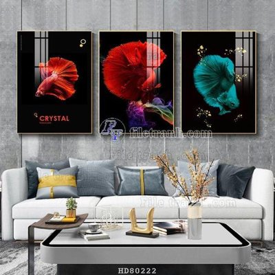 File gốc File tranh hiện đại pha lê gương HD80222 (in 3D) nghệ thuật
