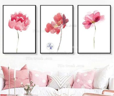 File in lụa File tranh bộ hiện đại HD9001 (hoa văn) File tranh bộ hiện đại HD9001