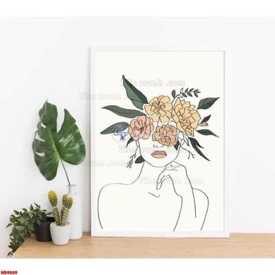 File tranh File tranh bộ hiện đại HD9009 (ảnh gốc) in trần nhà