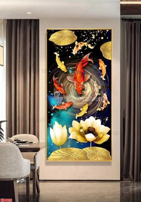 Chi tiết file ảnh File tranh bộ hiện đại HD9018 sắc nét