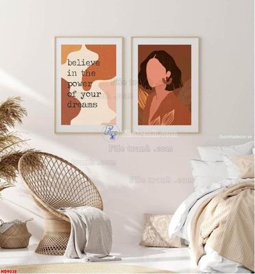 Hình ảnh file gốc File tranh bộ hiện đại HD9038 (chất lượng cao)