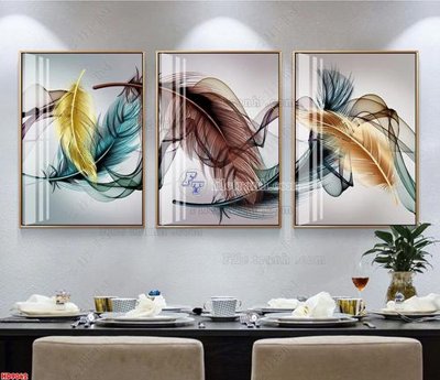 File PSD File tranh bộ hiện đại HD9042 (gốc) cho designer