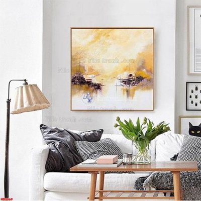 File in lụa File tranh bộ hiện đại HD9069 (phong cảnh) File tranh bộ hiện đại HD9069