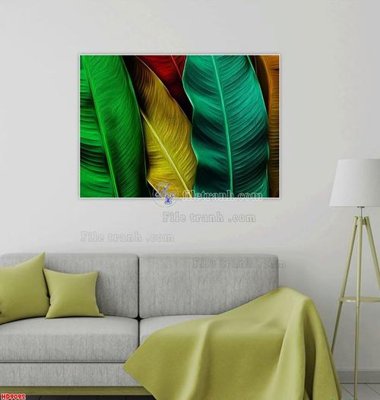 File ảnh File tranh bộ hiện đại HD9092 (gốc) in standee