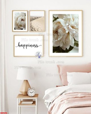 Tải file File tranh bộ hiện đại HD9098 (ảnh gốc) in gạch men