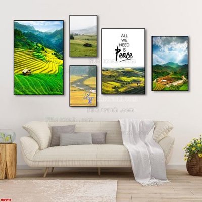 File gốc File tranh bộ hiện đại HD9113 (phiên bản chuẩn) để in ấn