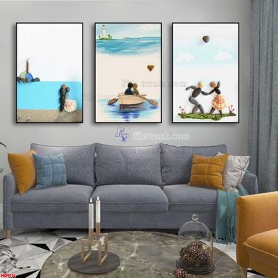 Hình ảnh file gốc in lụa File tranh bộ hiện đại HD9114