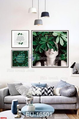 Download file File tranh bộ hiện đại HD9116 (gốc) in mica cao cấp