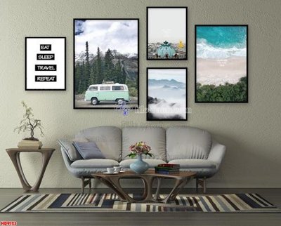 File tranh File tranh bộ hiện đại HD9123 (gốc) chủ đề con người