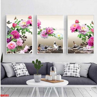 File in trần File tranh bộ hiện đại HD9131 (file gốc) hoa văn 3D