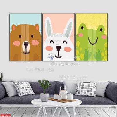 File PSD File tranh bộ hiện đại HD9134 (bản gốc) cho nhà in