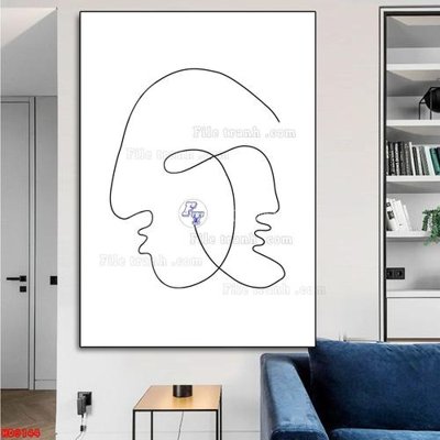 File tranh in trần File tranh bộ hiện đại HD9144 (ảnh gốc siêu nét)