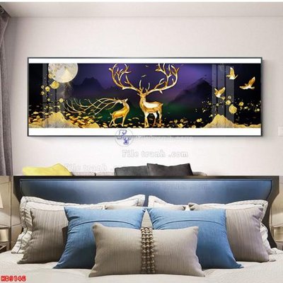 File gốc File tranh bộ hiện đại HD9146 (chuẩn màu) cho in offset